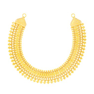 Wedding Gold Necklace with Vintage Glow