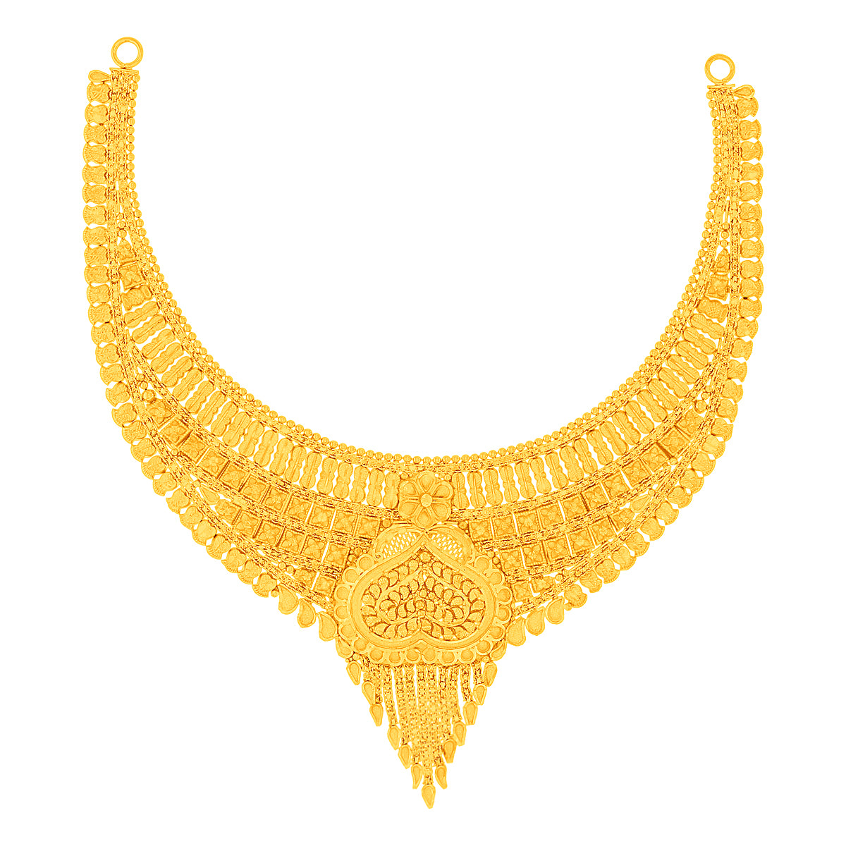 Regal Enchanting Wedding Gold Necklace
