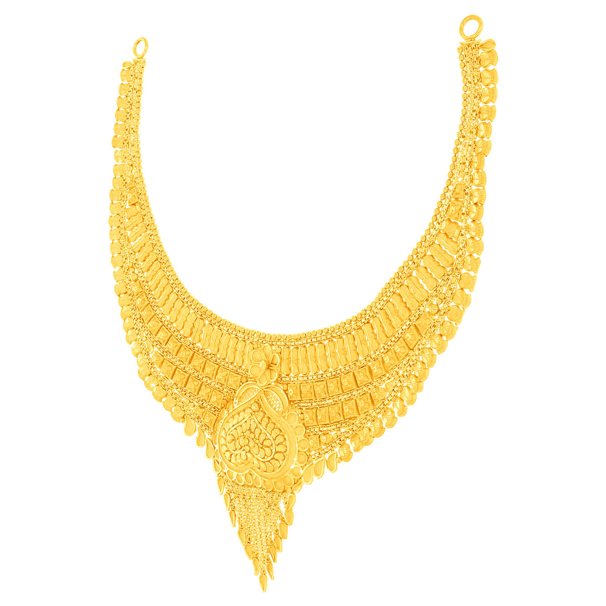 Regal Enchanting Wedding Gold Necklace