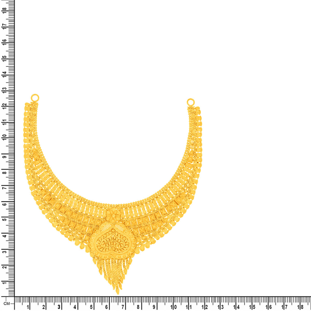 Regal Enchanting Wedding Gold Necklace