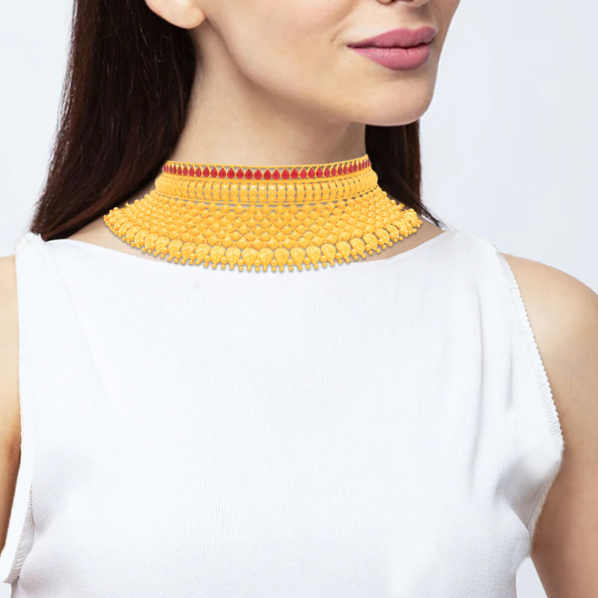 Mesmerizing Grace Gold Choker