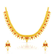 Classic Gleam Gold Short Necklace