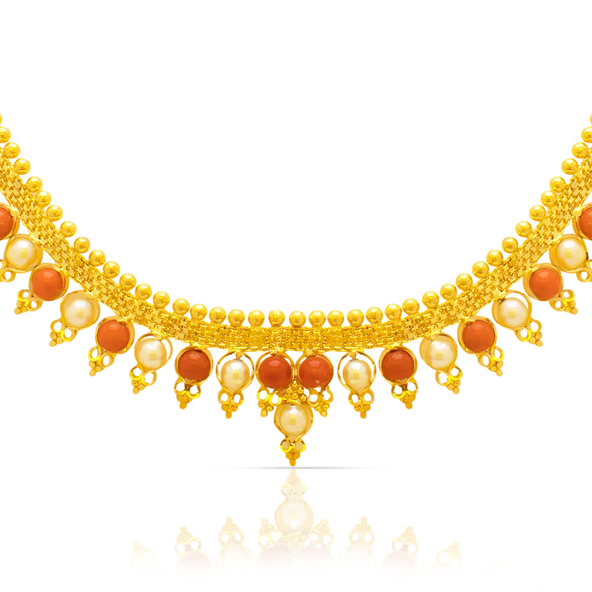 Classic Gleam Gold Short Necklace