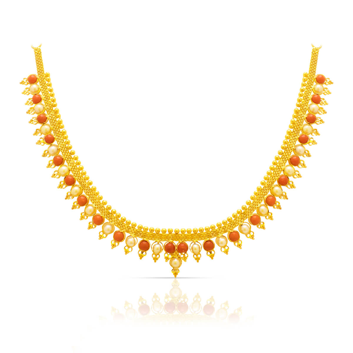 Classic Gleam Gold Short Necklace