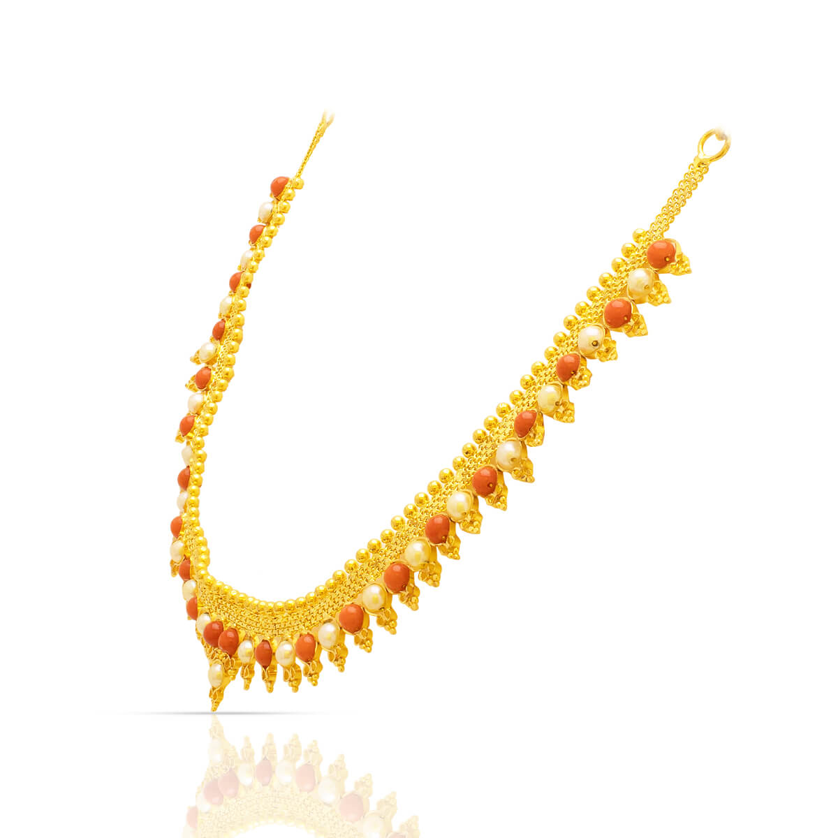 Classic Gleam Gold Short Necklace