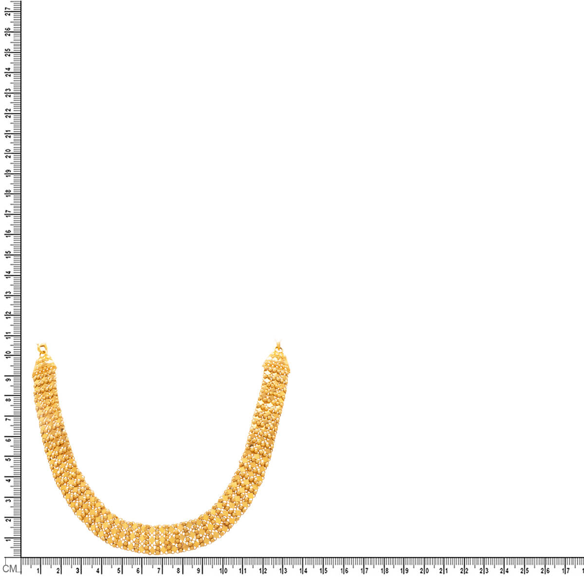 Bold Radiance Wedding Gold Necklace
