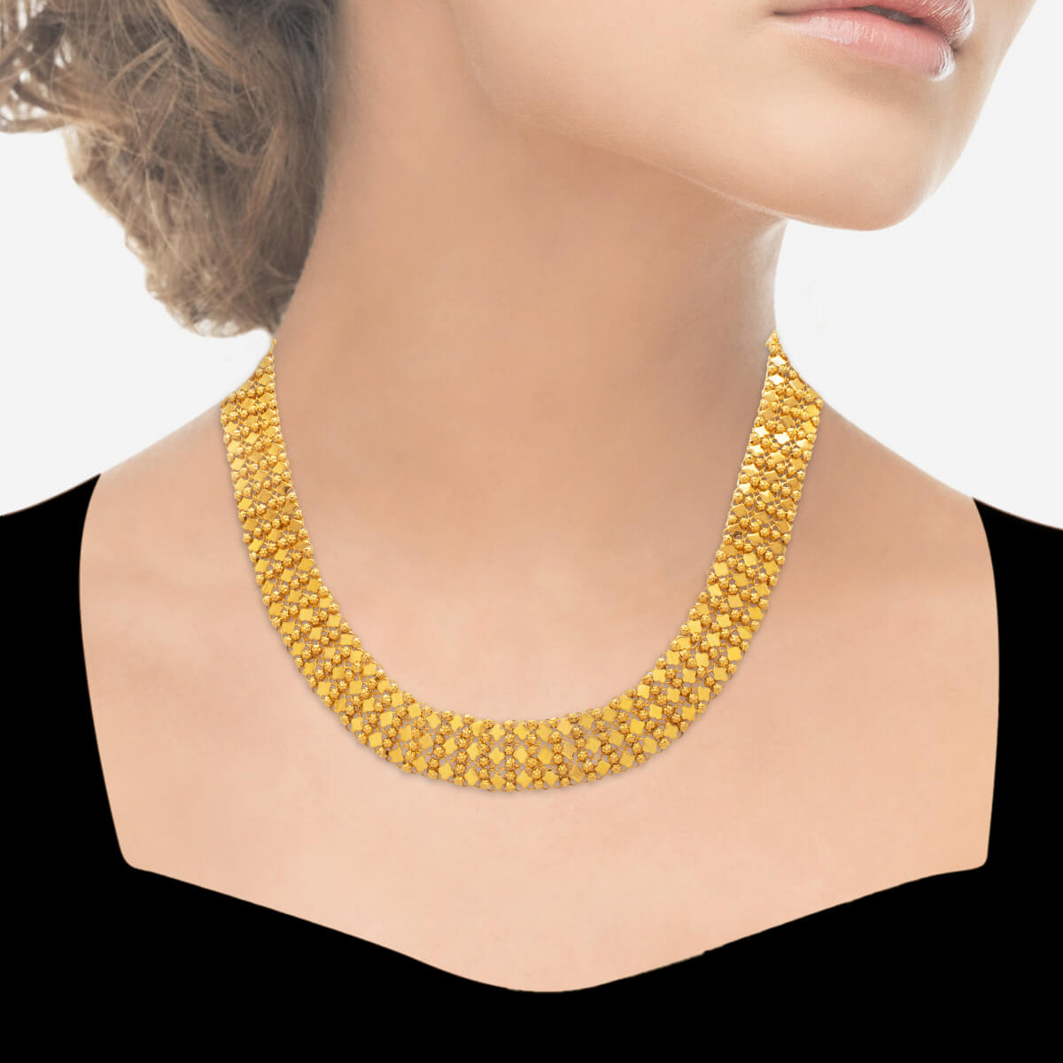 Bold Radiance Wedding Gold Necklace