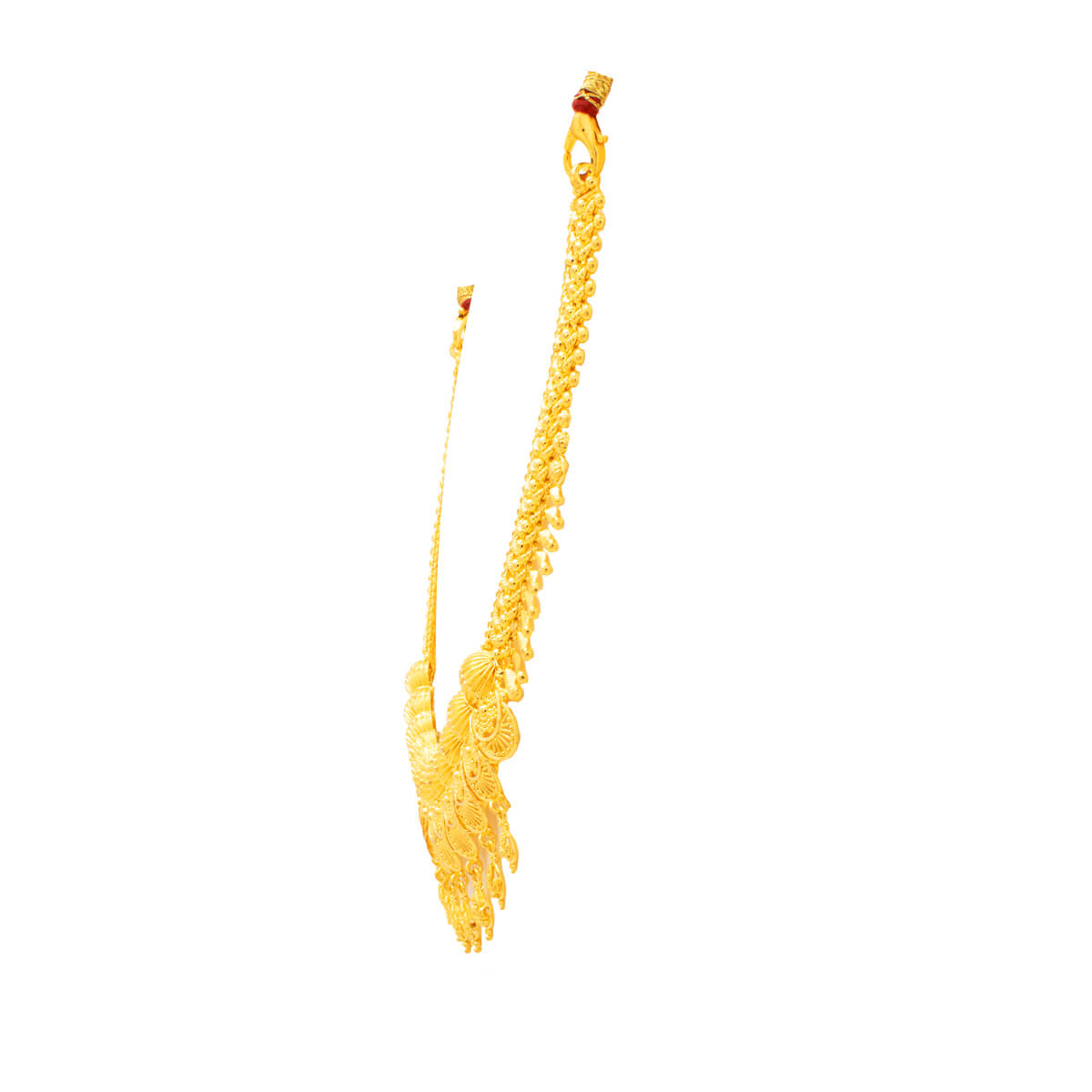 Splendid Elegance Gold Short Necklace_GNKD22001858_GERD23001890