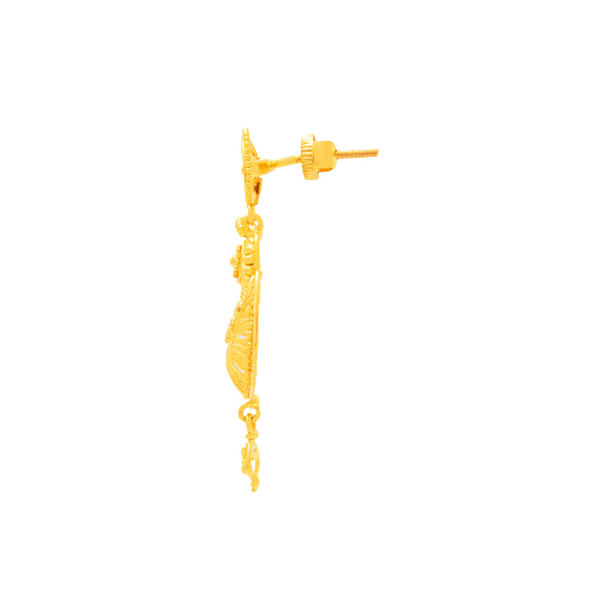 Splendid Elegance Gold Short Necklace_GNKD22001858_GERD23001890