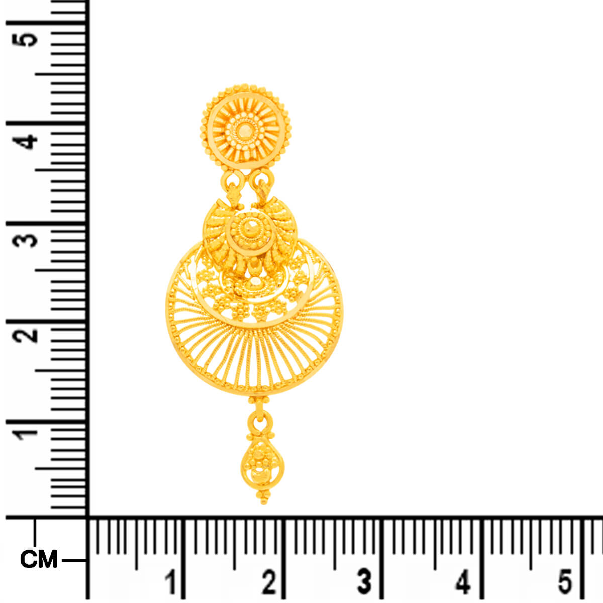 Splendid Elegance Gold Short Necklace_GNKD22001858_GERD23001890