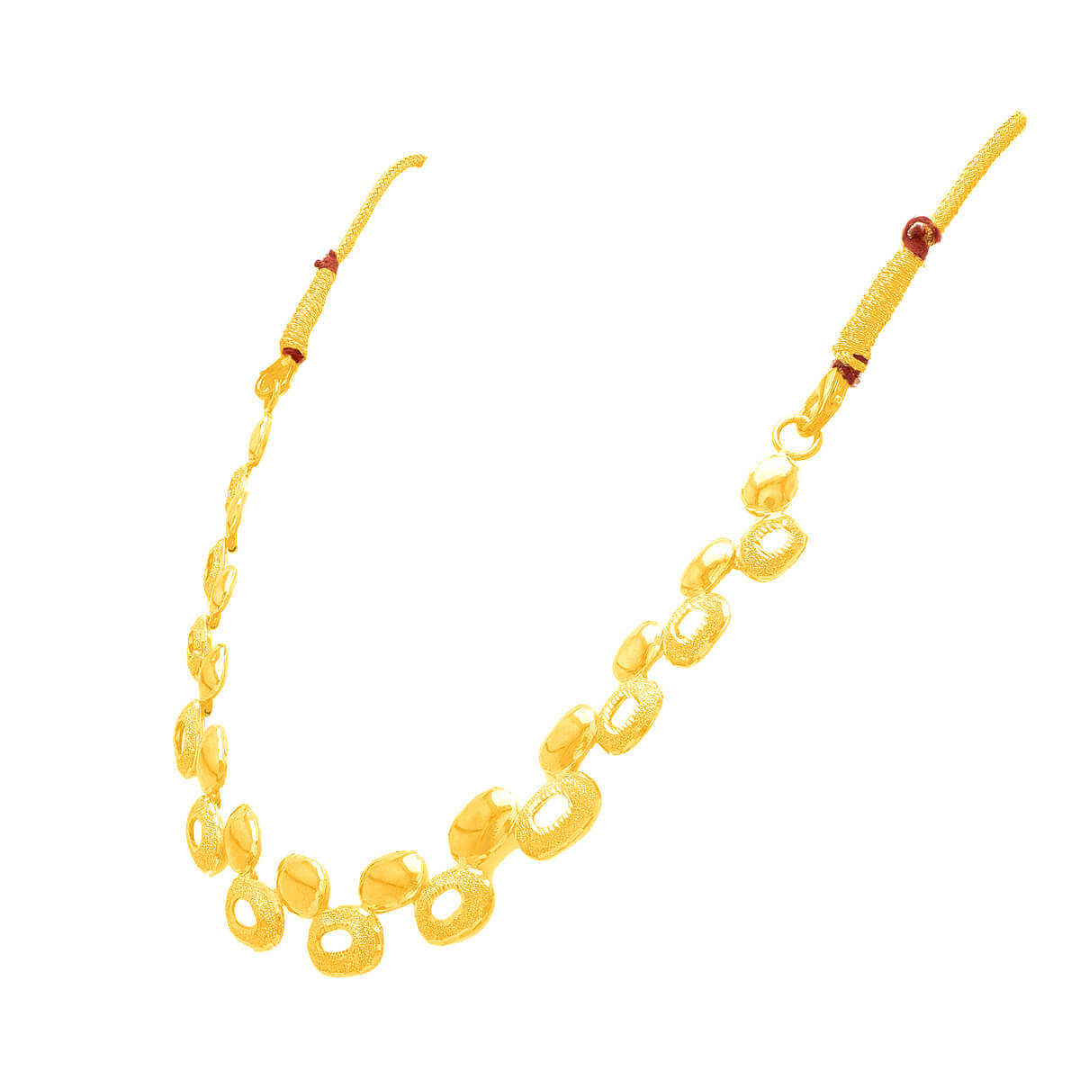 Bold Simplicity Gold Short Necklace
