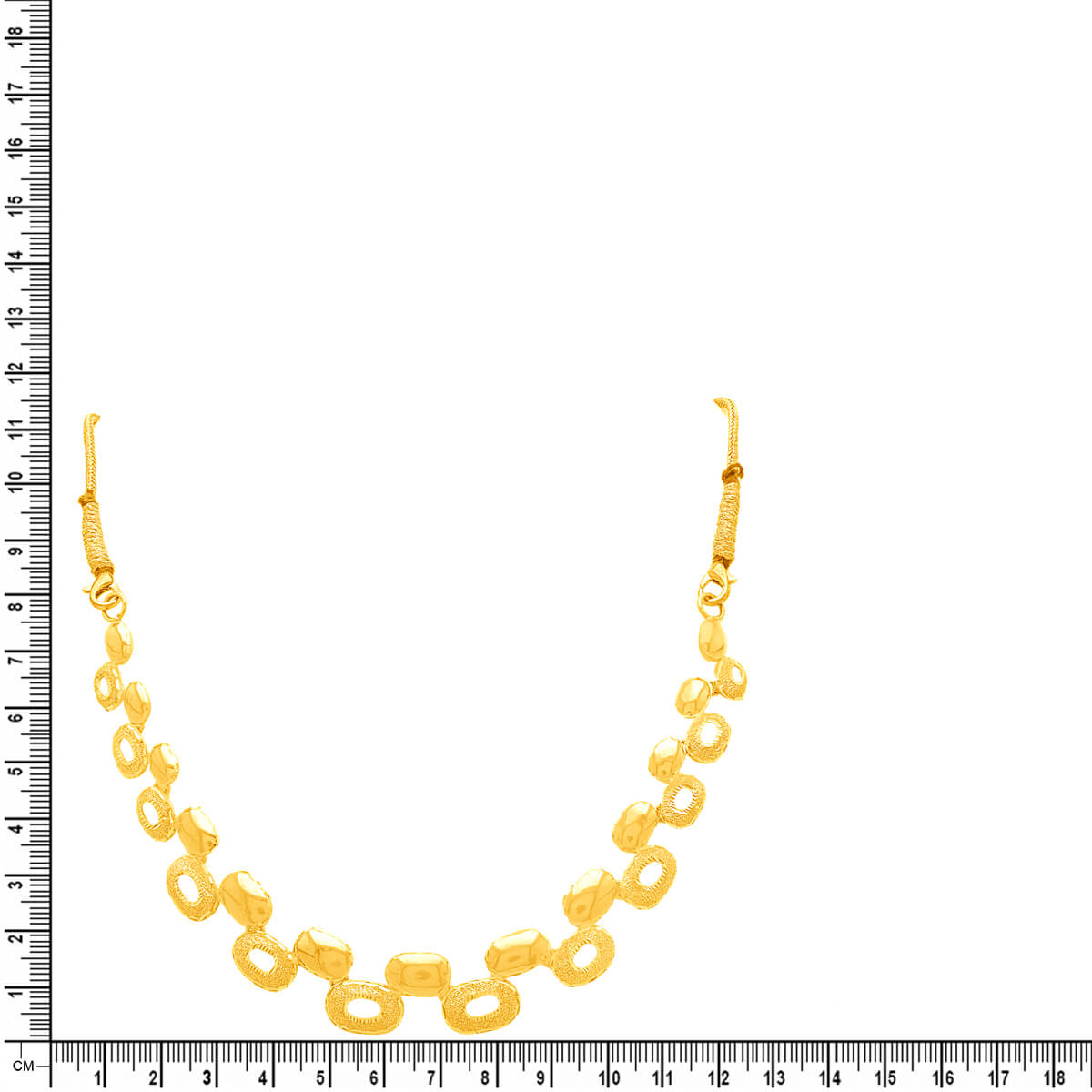 Bold Simplicity Gold Short Necklace