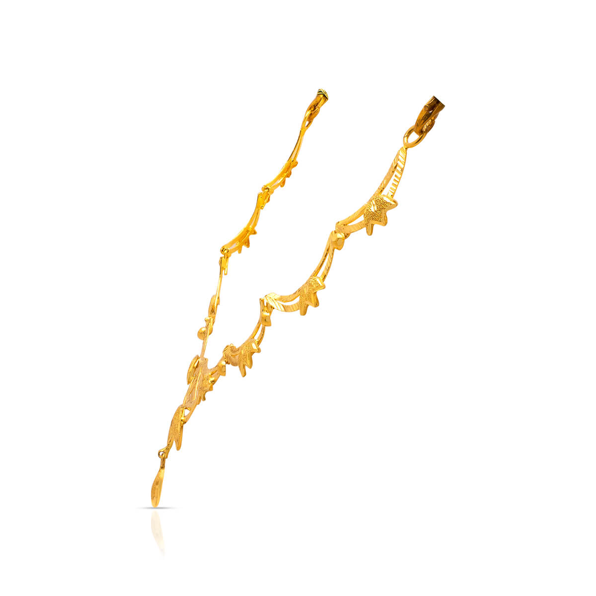 Modern Glamorous Gold Short Necklace