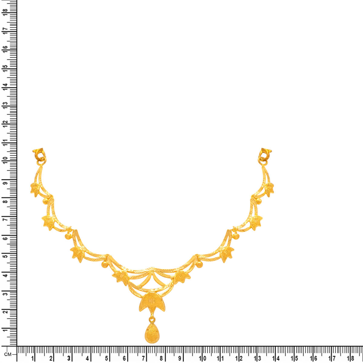 Modern Glamorous Gold Short Necklace