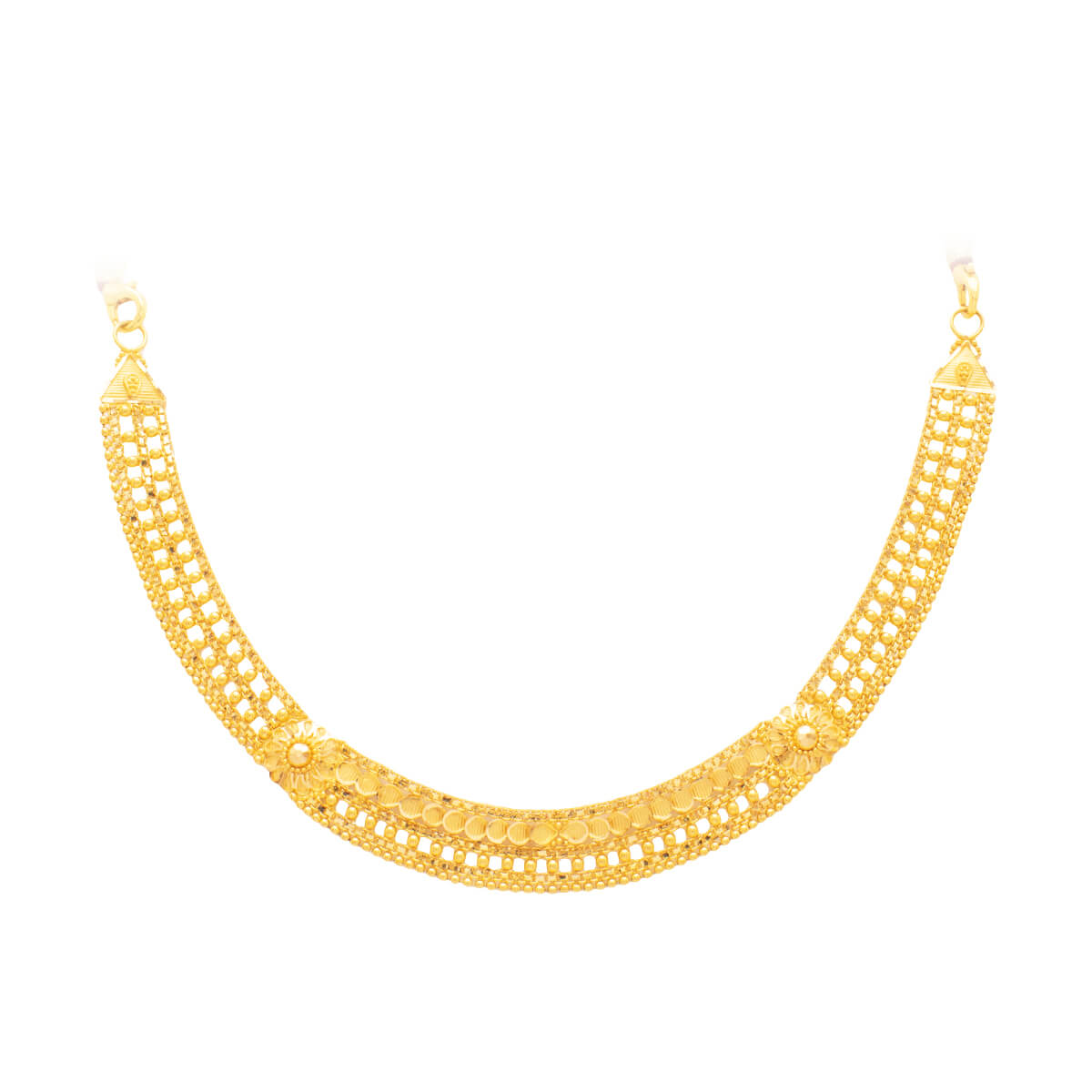 Refined Elegance Gold Short Necklace