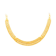 Refined Elegance Gold Short Necklace