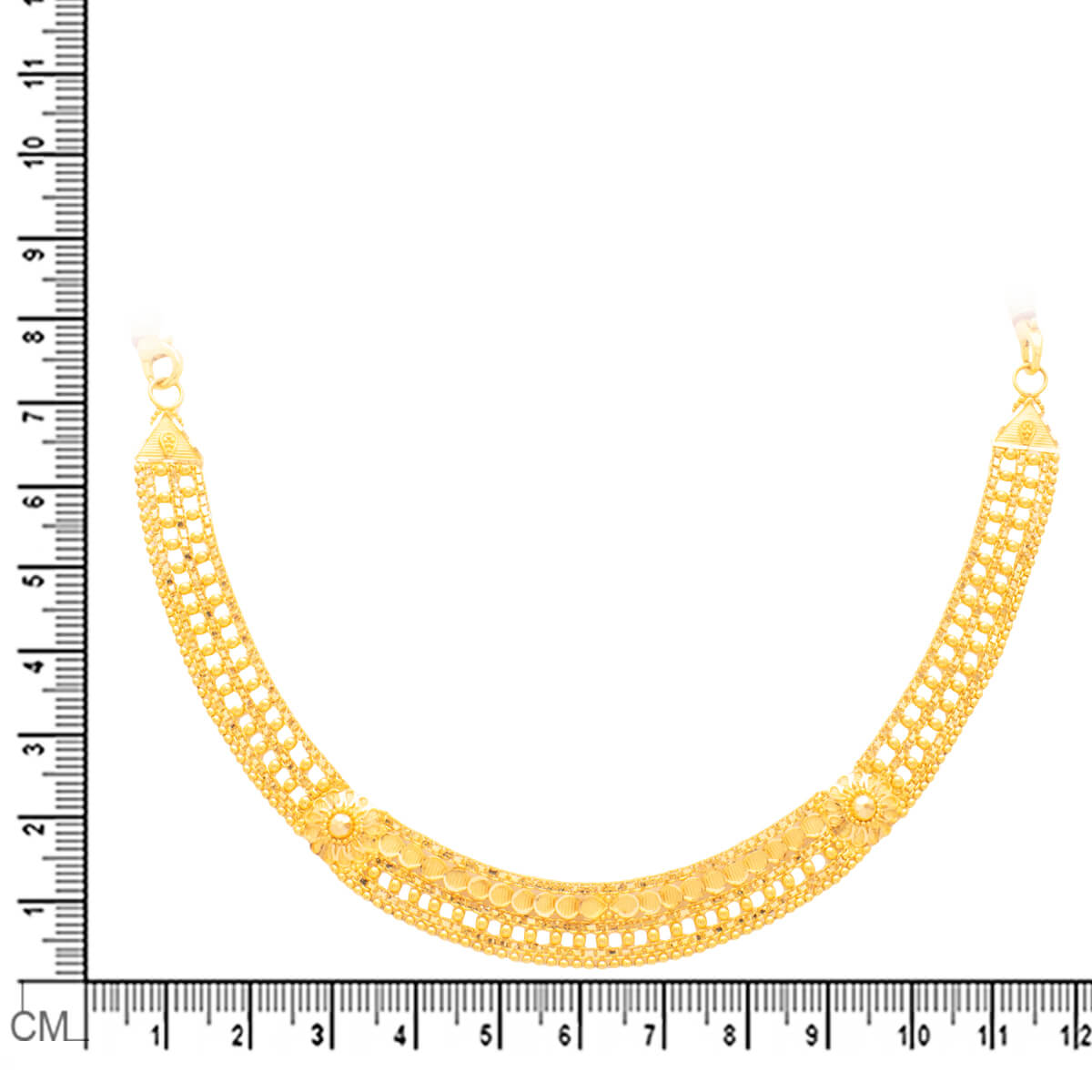 Refined Elegance Gold Short Necklace