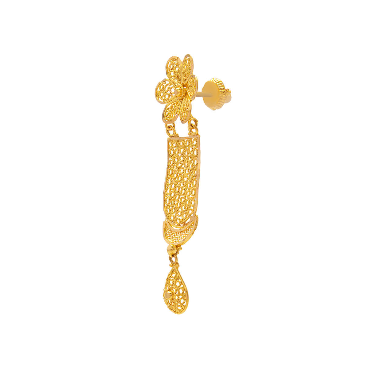 Graceful Glimmer Gold Short Necklace