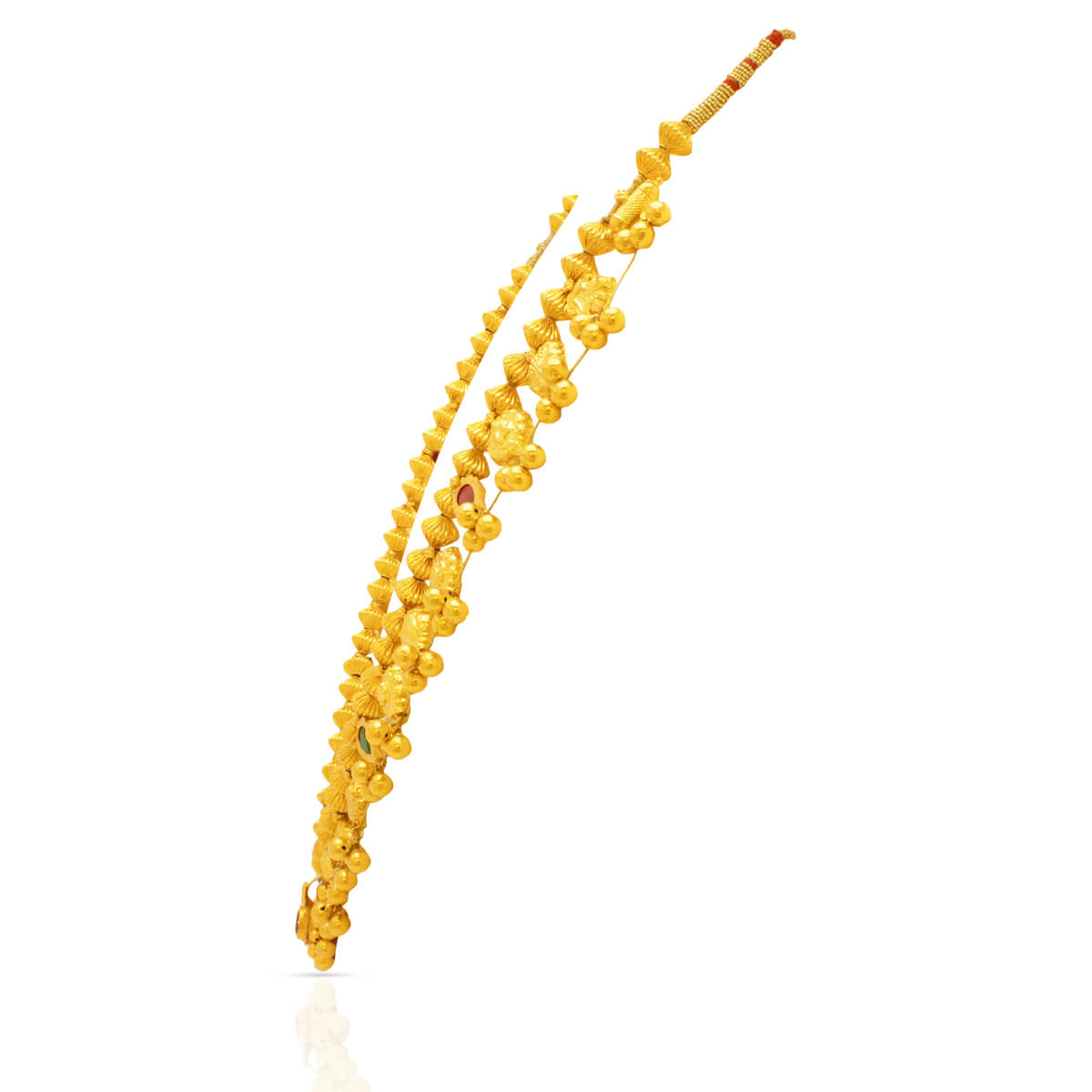 Ornate Elegance Gold Short Necklace