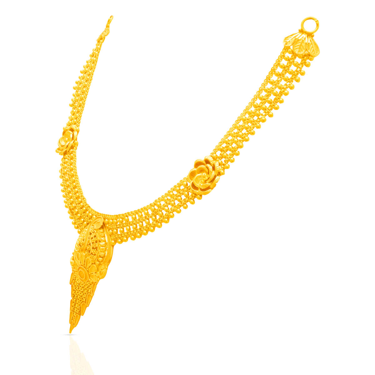 Regal Charm Gold Short Necklace