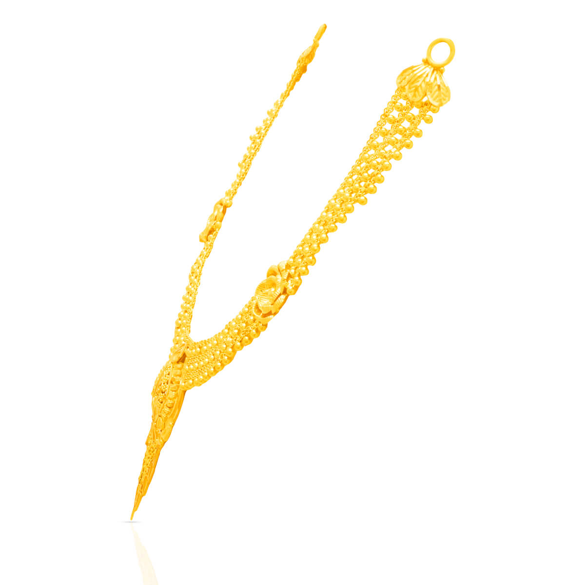 Regal Charm Gold Short Necklace