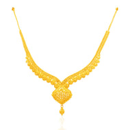 Royal Gleam Gold Short Necklace
