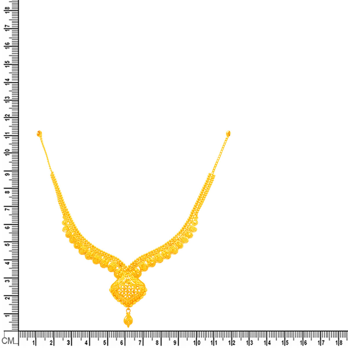 Royal Gleam Gold Short Necklace