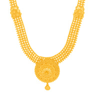 Vintage Vibrance Long Gold Necklace