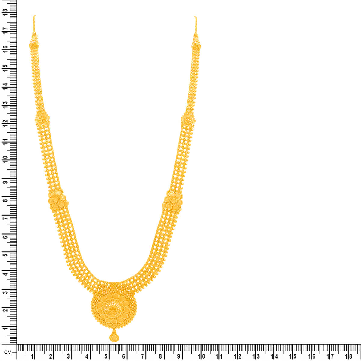 Vintage Vibrance Long Gold Necklace