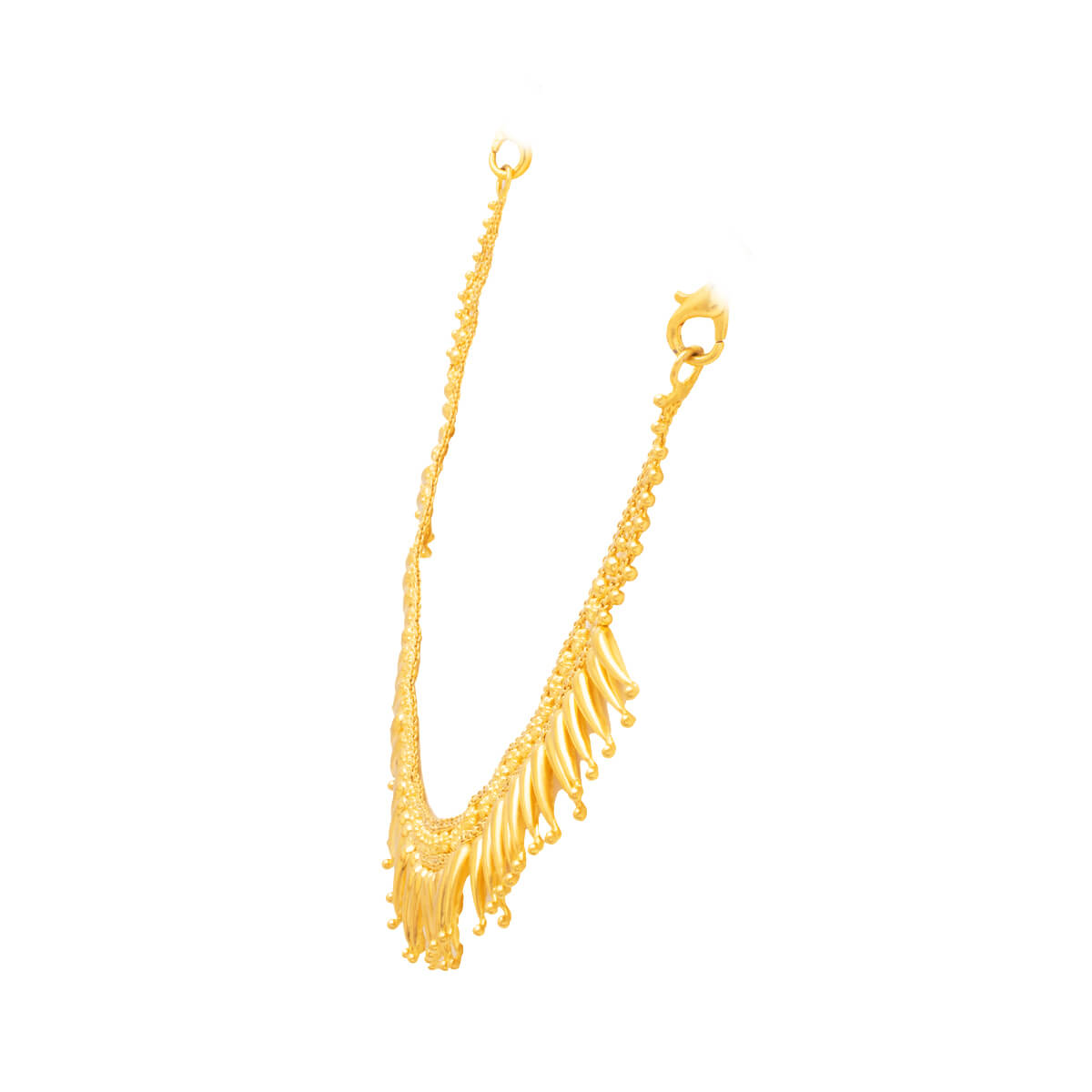 Sophisticated Gleam Gold Short Necklace