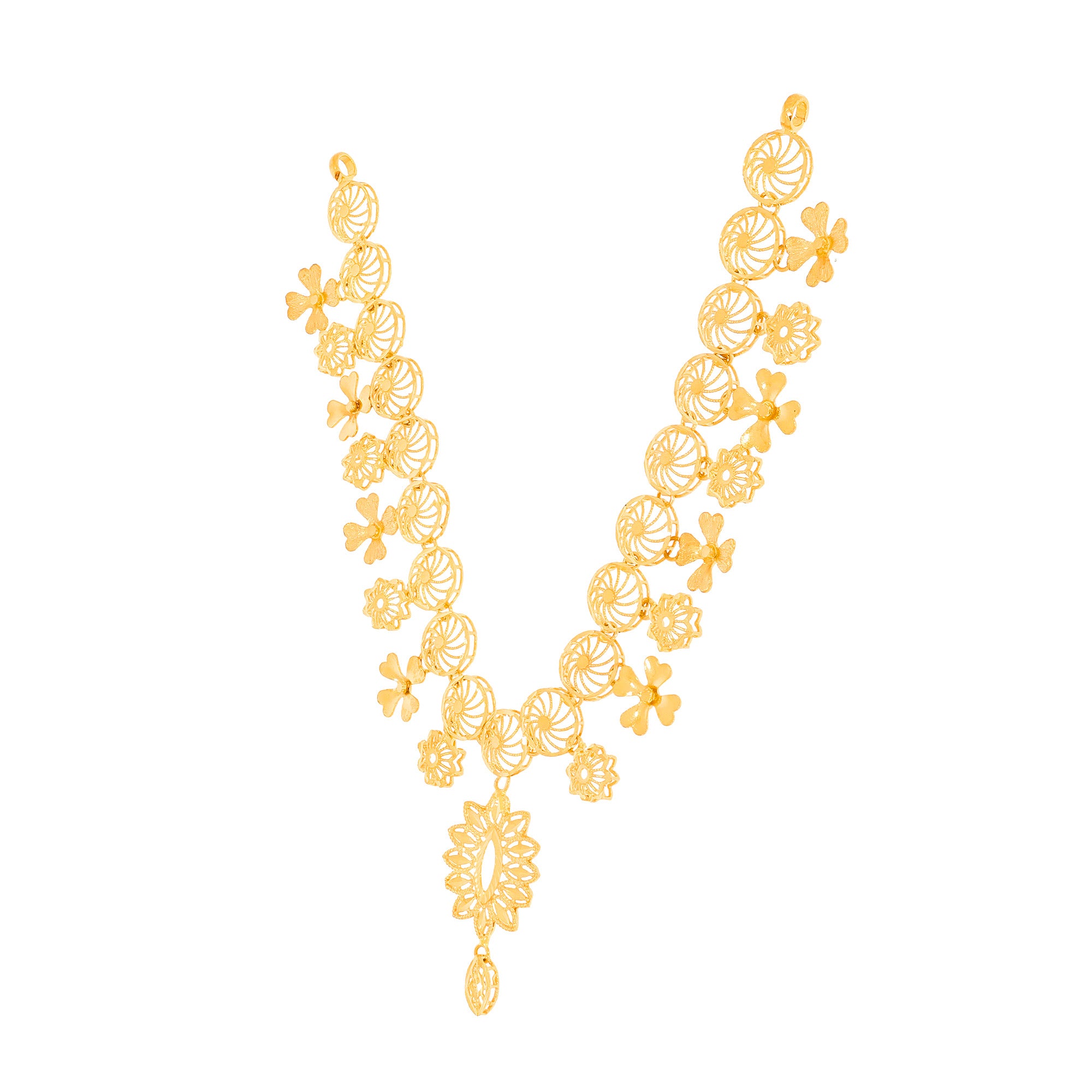 Wedding Blossoms Gold Necklace
