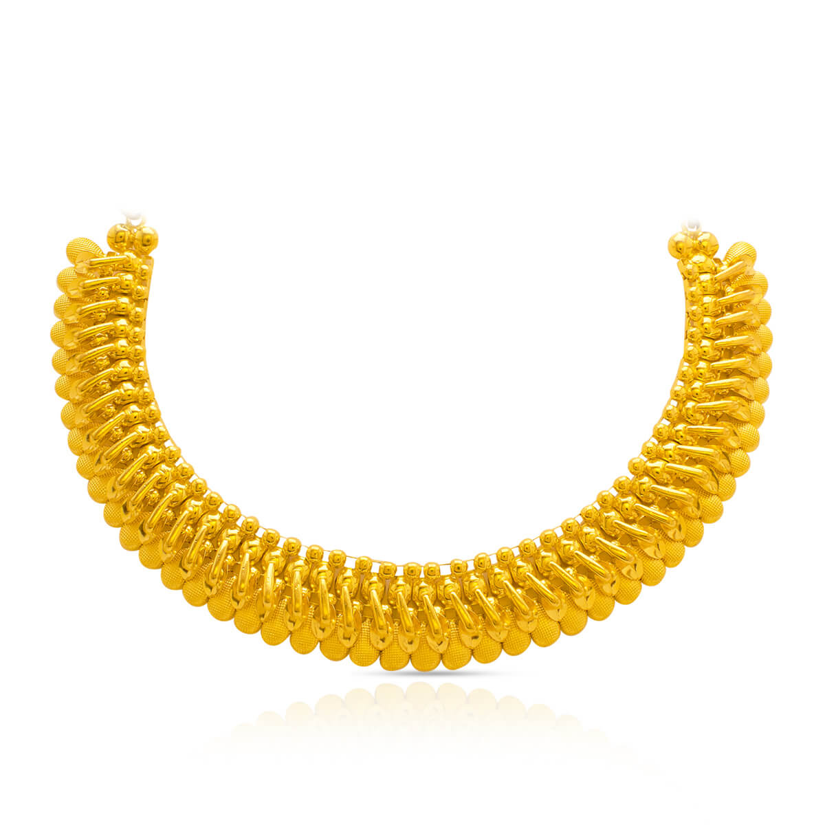 Bold Majestic Wedding Gold Necklace