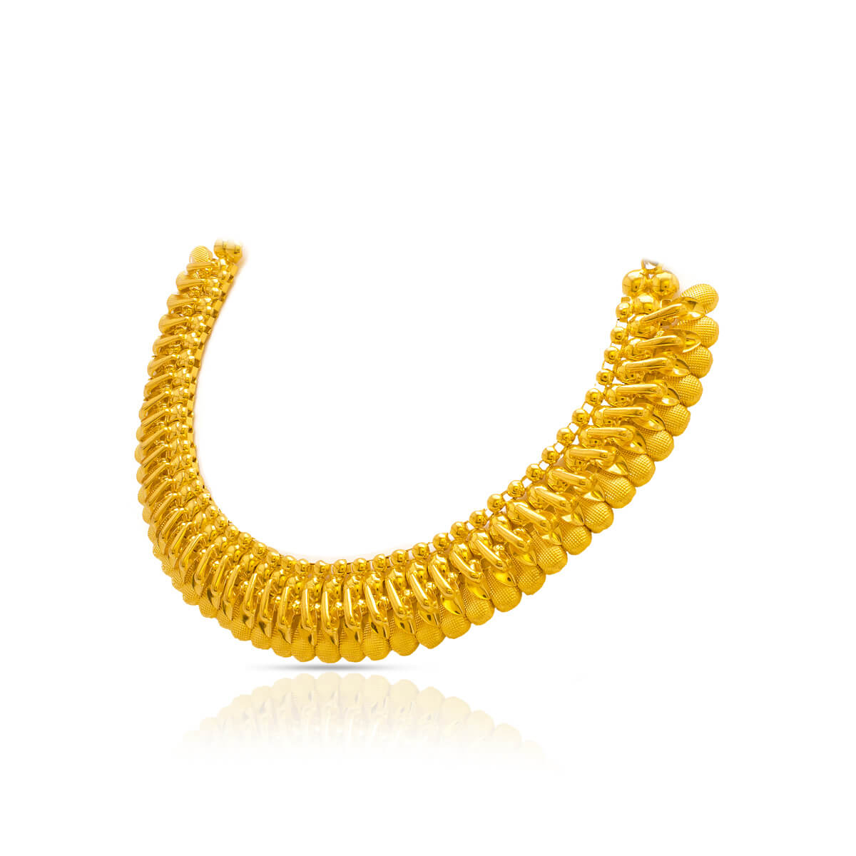 Bold Majestic Wedding Gold Necklace