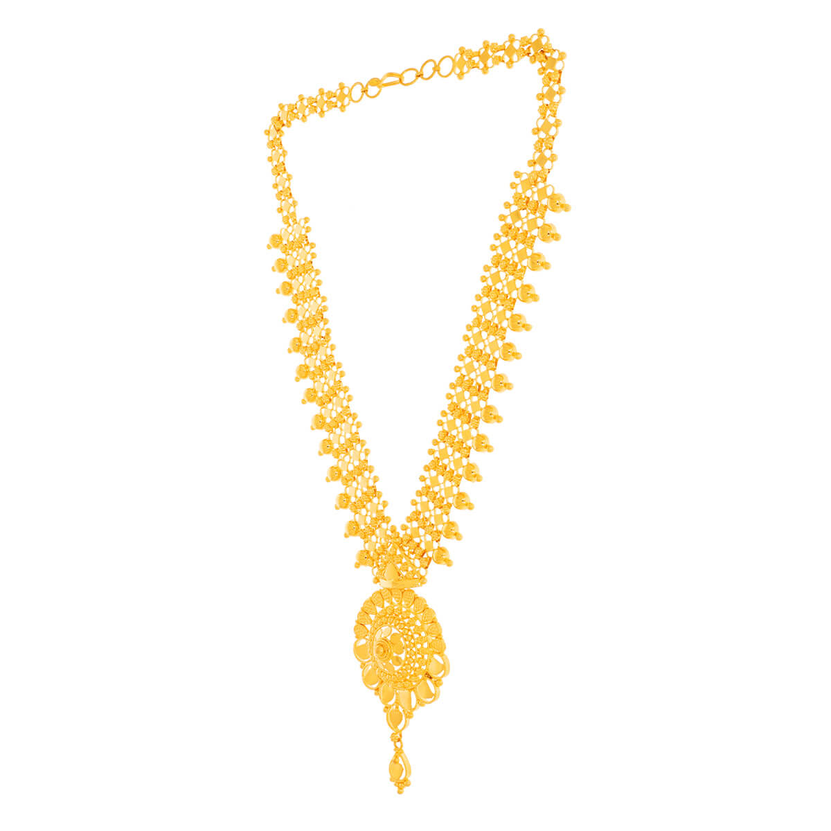 Classic Marvel Wedding Gold Necklace