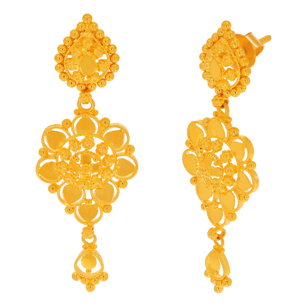Charming Glow Long Gold Necklace