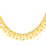 Graceful Gleam Gold Short Necklace