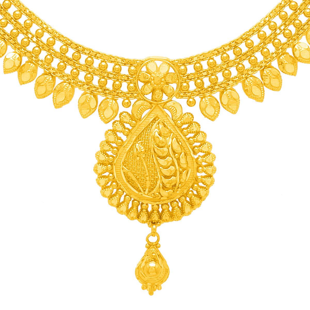 Luminous Charm Wedding Gold Necklace