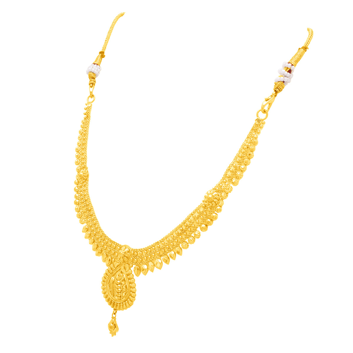 Luminous Charm Wedding Gold Necklace