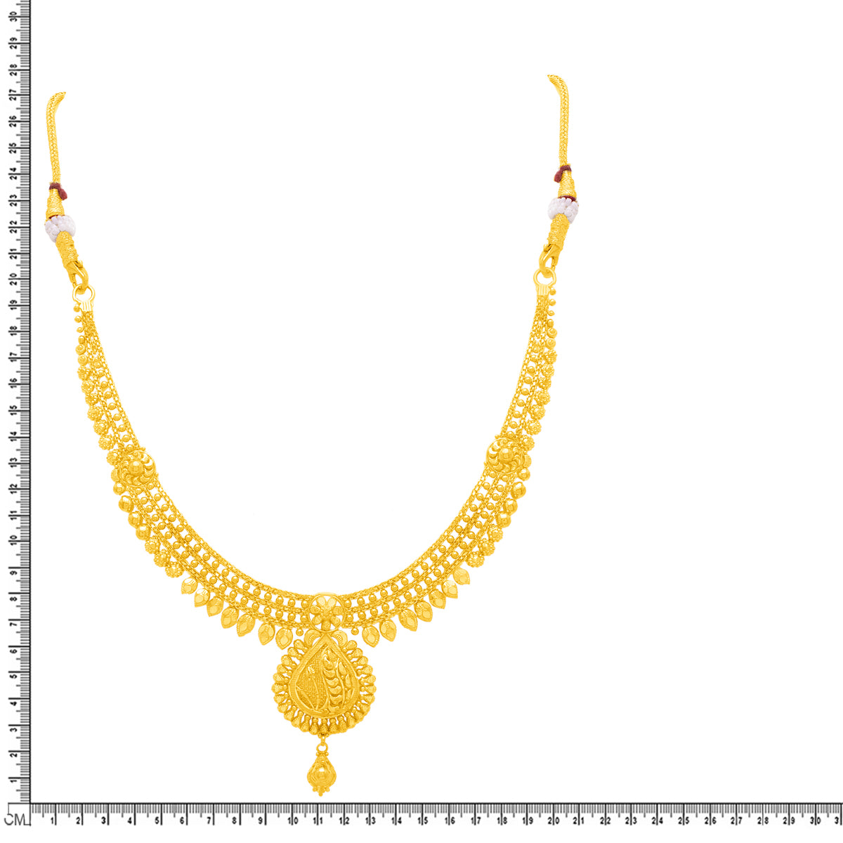 Luminous Charm Wedding Gold Necklace