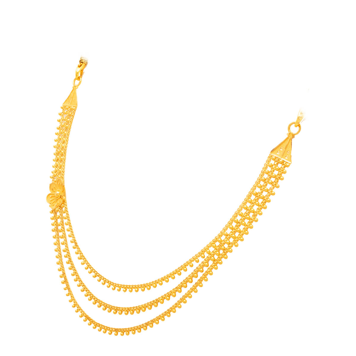 Gleaming Poise Gold Layer Necklace