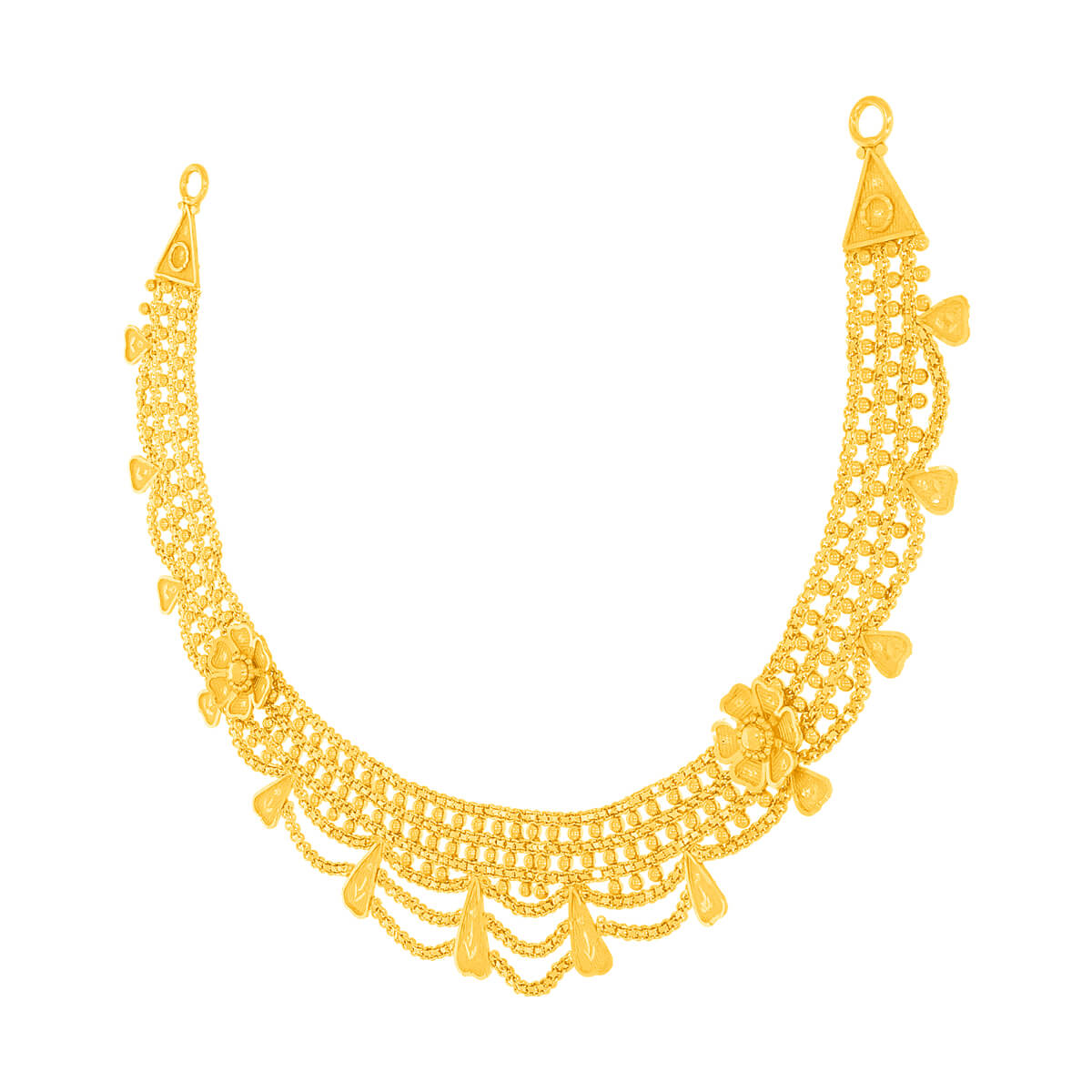Splendid Grace Gold Short Necklace