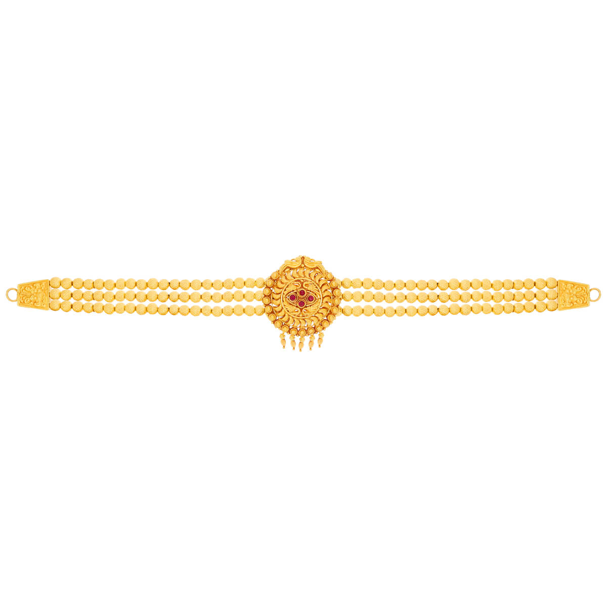 Vibrant Charm Gold Choker
