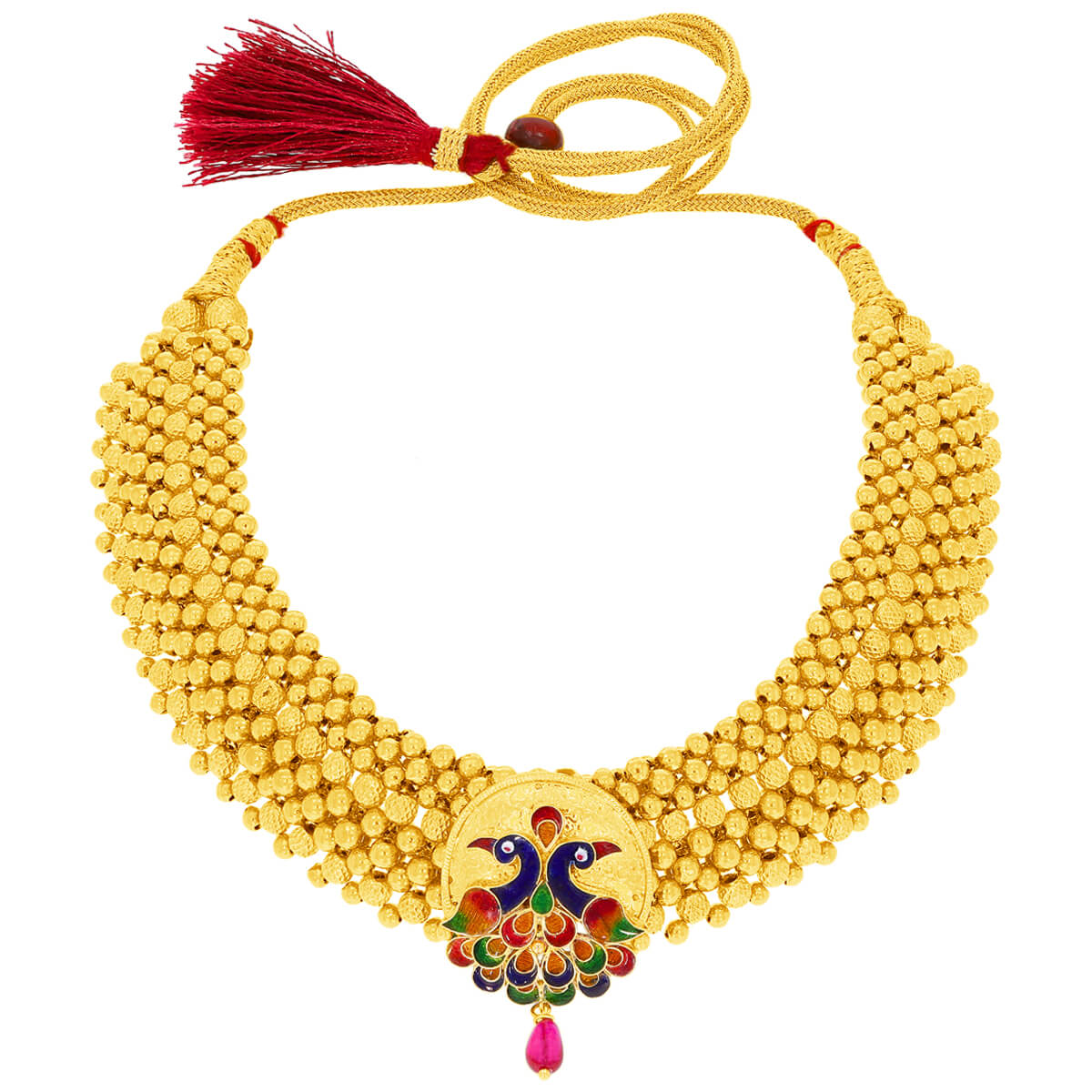 Chromatic Majestic Peacock Gold Thushi