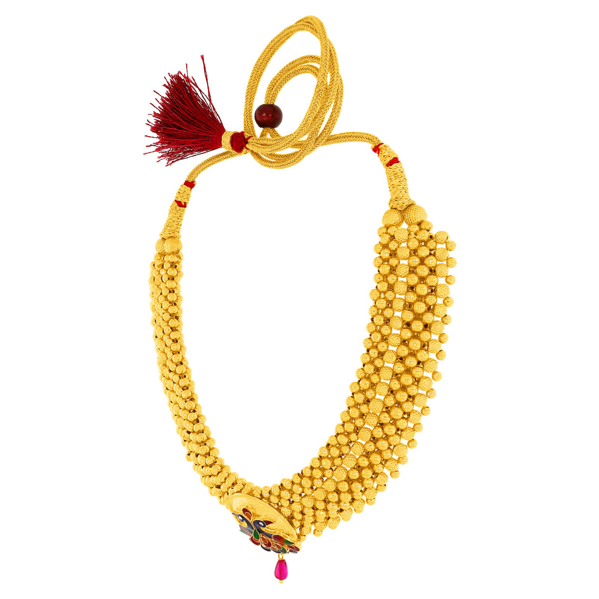 Chromatic Majestic Peacock Gold Thushi