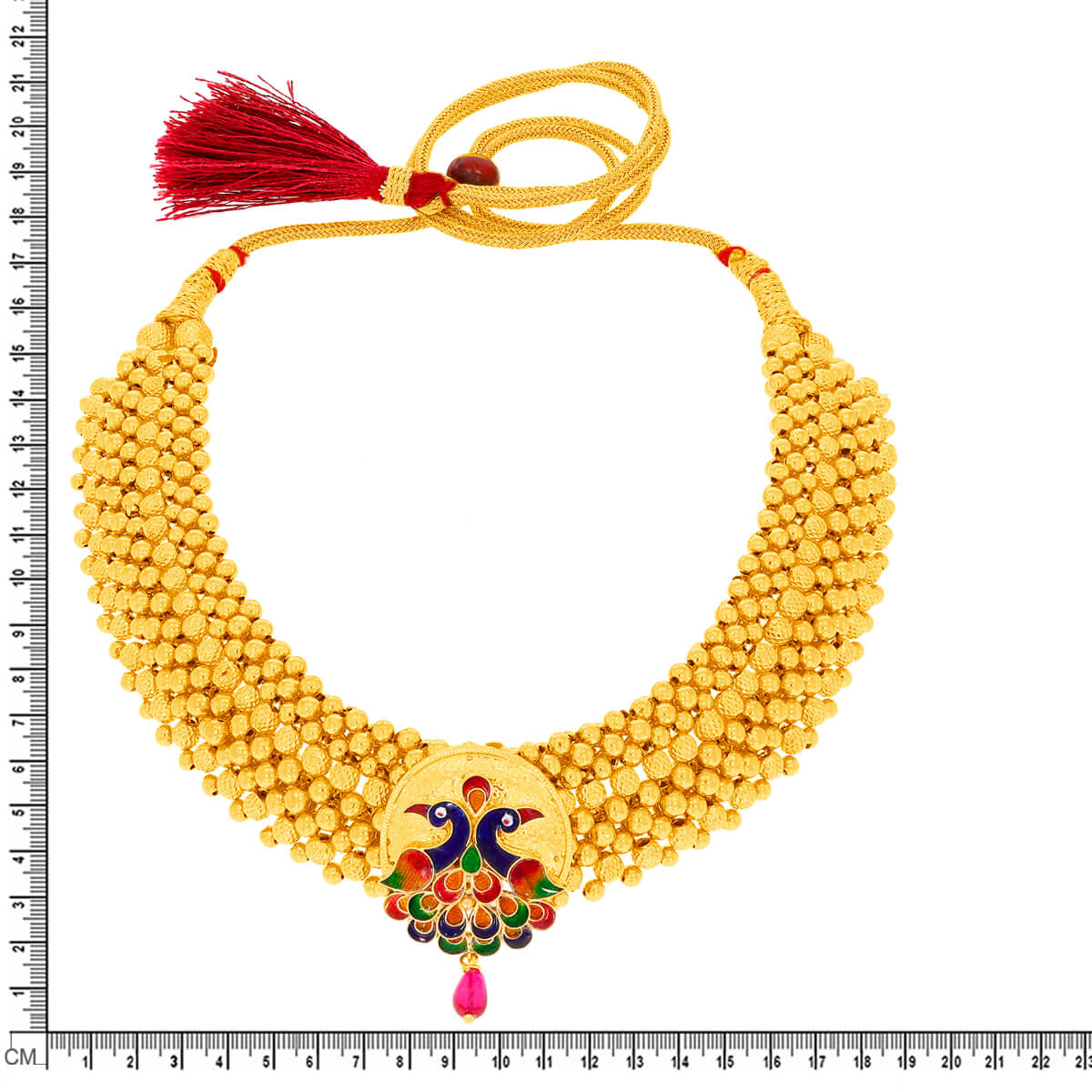 Chromatic Majestic Peacock Gold Thushi