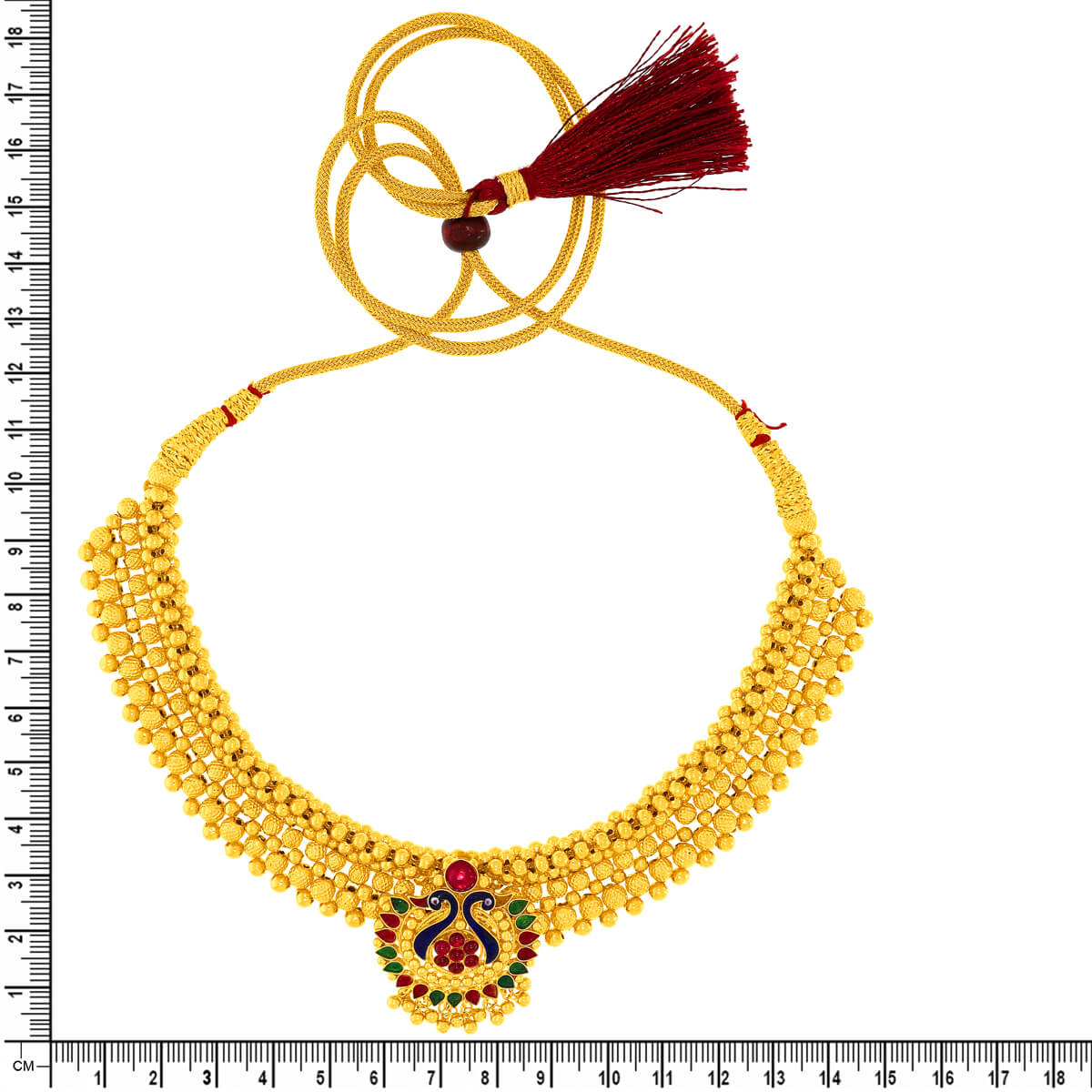 Vivid Peacock Grace Gold Thushi