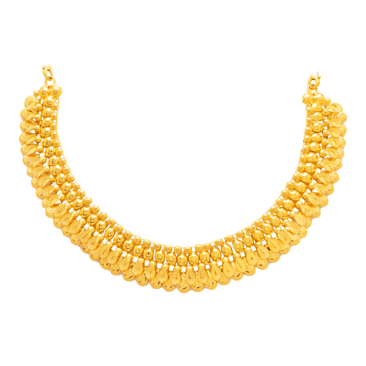 Bold Gleam Gold Short Necklace