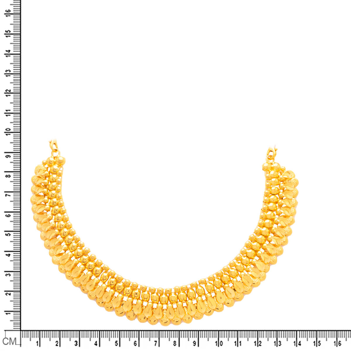 Bold Gleam Gold Short Necklace