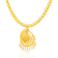 Enchanting Bloom Gold Short Necklace