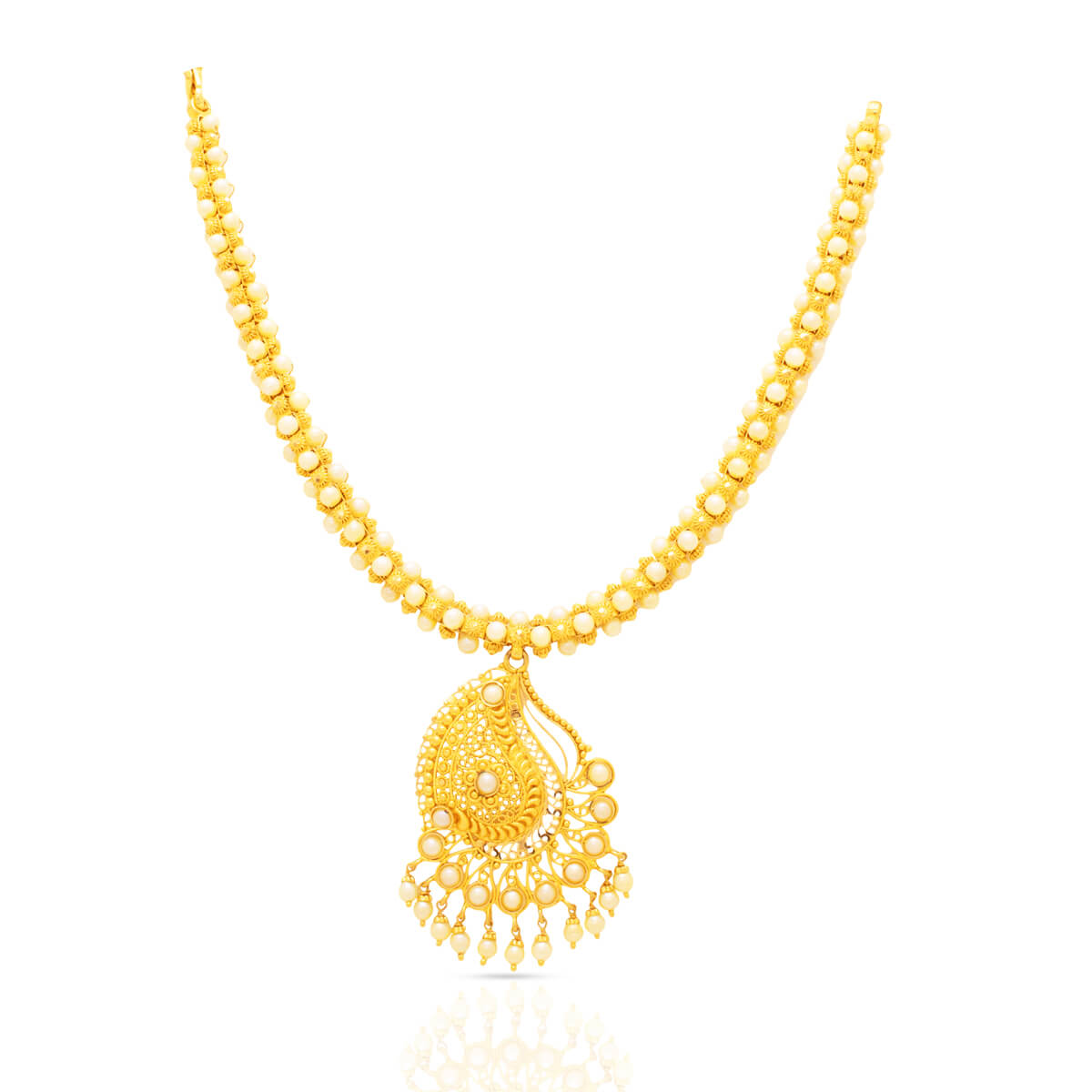 Enchanting Bloom Gold Short Necklace